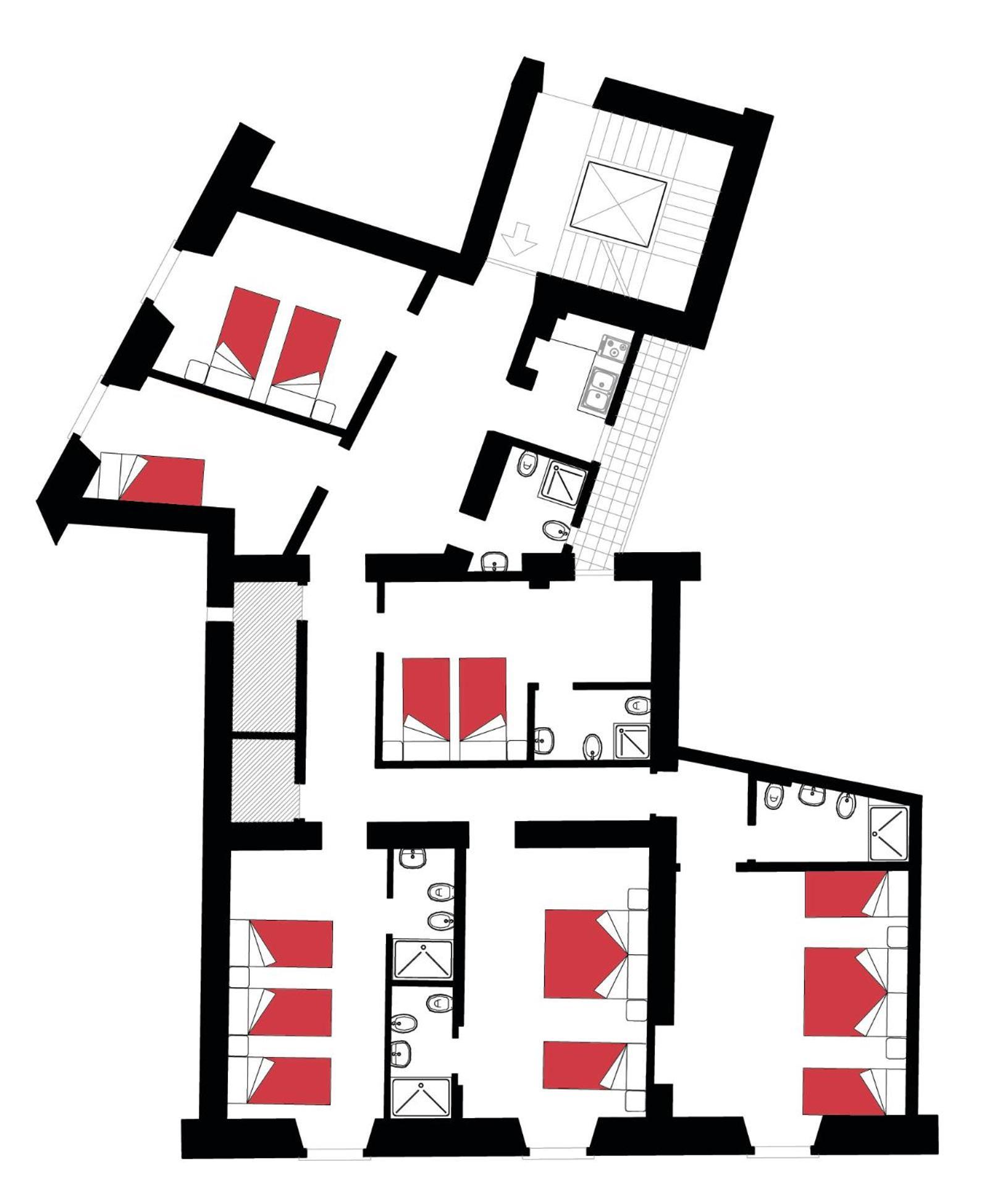 Apartment Center, Rione Monti,